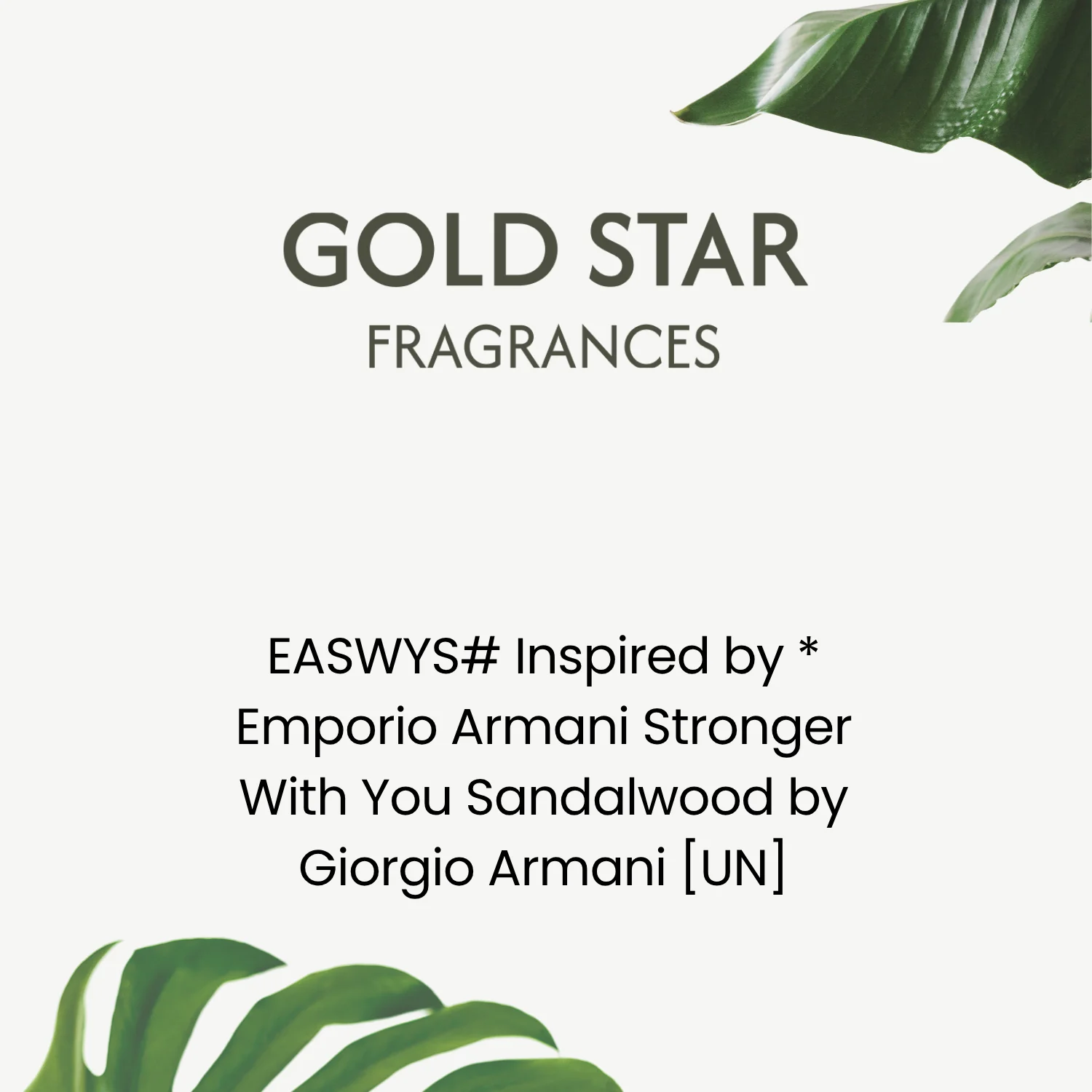 EASWYS# Inspired by * Emporio Armani Stronger With You Sandalwood by Giorgio Armani [UN] - Image 2