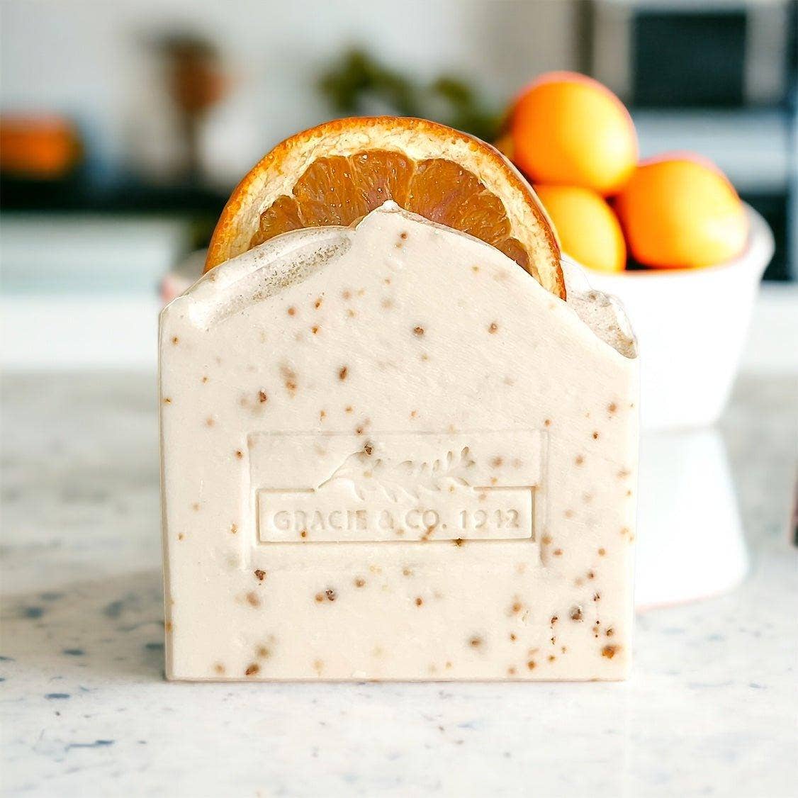 Exfoliating Orange Patchouli Shea Butter Bar - Image 5